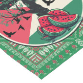 Palestijnse cultuur Palestijnse watermeloen olijfb Lange Tafelloper (Hoek)