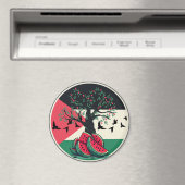 Palestijnse cultuur Palestijnse watermeloen olijfb Magneet (Insitu (Vaatwasser))