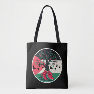 Palestijnse cultuur Palestijnse watermeloen olijfb Tote Bag