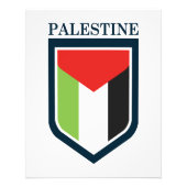 Palestijnse en Palestijnse vlag Foto Afdruk (Voorkant)