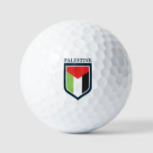 Palestijnse en Palestijnse vlag Golfballen (Voorkant)