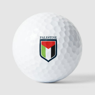 Palestijnse en Palestijnse vlag Golfballen