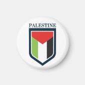 Palestijnse en Palestijnse vlag Magneet (Voorkant)
