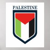 Palestijnse en Palestijnse vlag Poster (Voorkant)