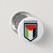Palestijnse en Palestijnse vlag Ronde Button 3,2 Cm (Voorkant /achterkant)