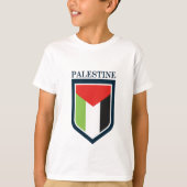 Palestijnse en Palestijnse vlag T-shirt (Voorkant)