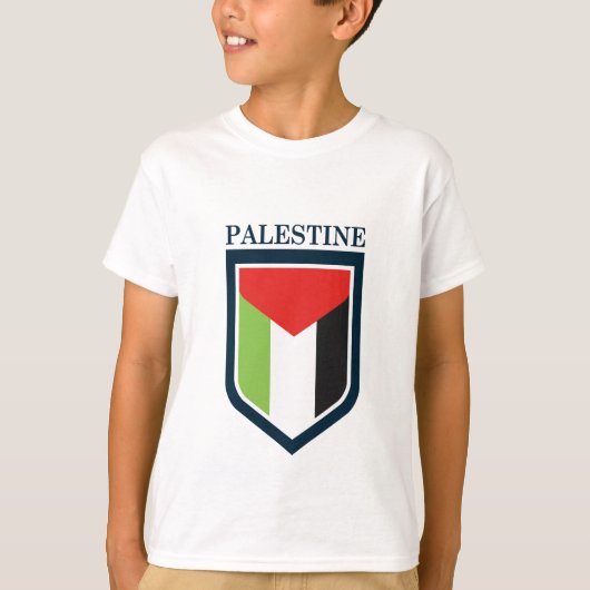 Palestijnse en Palestijnse vlag T-shirt (Voorkant)