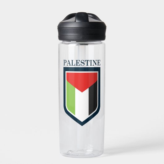 Palestijnse en Palestijnse vlag Waterfles (Voorkant)