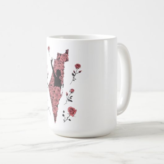 palestijnse florale mok (Voorkant rechts)