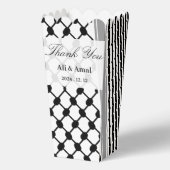 Palestijnse Hatta Keffiyeh bedankt voor jullie bru Bedankdoosjes (Voorkant)