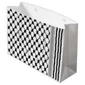 Palestijnse Hatta Keffiyeh bedankt voor jullie bru Groot Cadeauzakje (Achterkant Gekanteld)