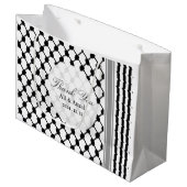 Palestijnse Hatta Keffiyeh bedankt voor jullie bru Groot Cadeauzakje (Voorkant Gekanteld)