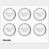 Palestijnse Hatta Keffiyeh bedankt voor jullie bru Ronde Sticker (Vel)