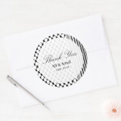 Palestijnse Hatta Keffiyeh Dank U Huwelijk Ronde Sticker (Envelop)