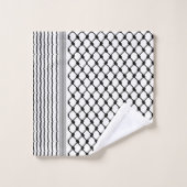 Palestijnse Hatta Keffiyeh Kufiya Folk (2 Patroon) Bad Handdoek (Wasdoekje)