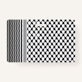 Palestijnse Hatta Keffiyeh Kufiya Folk (2 Patroon) Badge (Achterkant)