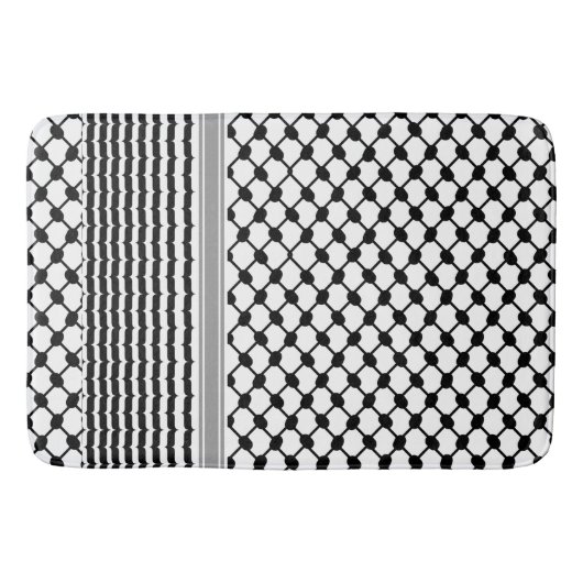 Palestijnse Hatta Keffiyeh Kufiya Folk (2 Patroon) Badmat (Voorkant)