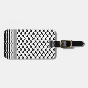 Palestijnse Hatta Keffiyeh Kufiya Folk (2 Patroon) Bagagelabel
