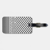 Palestijnse Hatta Keffiyeh Kufiya Folk (2 Patroon) Bagagelabel (Achterkant horizontaal)