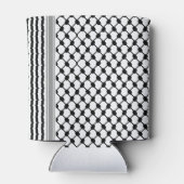 Palestijnse Hatta Keffiyeh Kufiya Folk (2 Patroon) Blikjeskoeler (Achterkant)