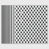 Palestijnse Hatta Keffiyeh Kufiya Folk (2 Patroon) Cadeaupapier (Vlak)