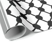 Palestijnse Hatta Keffiyeh Kufiya Folk (2 Patroon) Cadeaupapier (Rol Hoek)