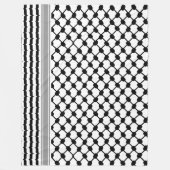 Palestijnse Hatta Keffiyeh Kufiya Folk (2 Patroon) Fleece Deken (Voorkant)