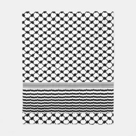 Palestijnse Hatta Keffiyeh Kufiya Folk (2 Patroon) Fleece Deken