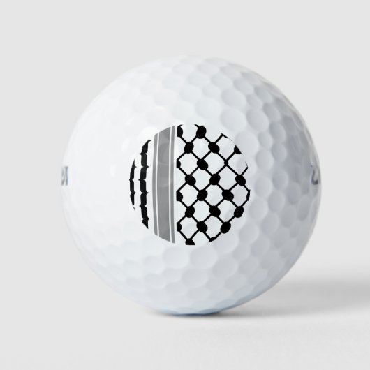 Palestijnse Hatta Keffiyeh Kufiya Folk (2 Patroon) Golfballen (Voorkant)