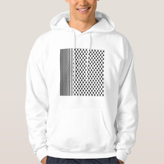 Palestijnse Hatta Keffiyeh Kufiya Folk (2 Patroon) Hoodie (Voorkant)