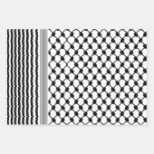 Palestijnse Hatta Keffiyeh Kufiya Folk (2 Patroon) Inpakpapier Vel (Voorkant 2)