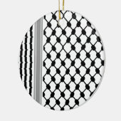 Palestijnse Hatta Keffiyeh Kufiya Folk (2 Patroon) Keramisch Ornament (Links)