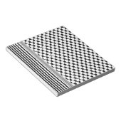 Palestijnse Hatta Keffiyeh Kufiya Folk (2 Patroon) Notitieblok (Schuin)