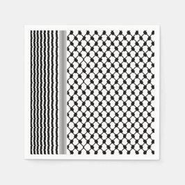 Palestijnse Hatta Keffiyeh Kufiya Folk (2 Patroon) Servet