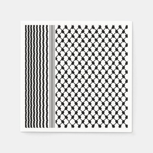 Palestijnse Hatta Keffiyeh Kufiya Folk (2 Patroon) Servet (Voorkant)