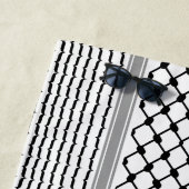 Palestijnse Hatta Keffiyeh Kufiya Folk (2 Patroon) Strandlaken (In situ)