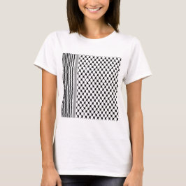 Palestijnse Hatta Keffiyeh Kufiya Folk (2 Patroon) T-shirt