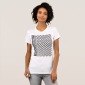Palestijnse Hatta Keffiyeh Kufiya Folk (2 Patroon) T-shirt (Voorkant volledig)