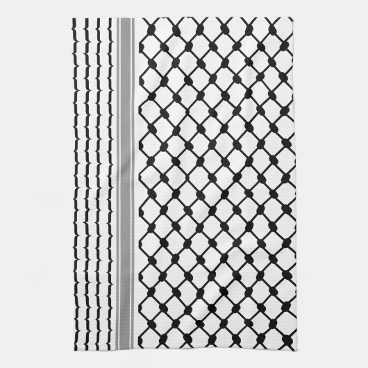 Palestijnse Hatta Keffiyeh Kufiya Folk (2 Patroon) Theedoek (Verticaal)