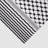 Palestijnse Hatta Keffiyeh Kufiya Folk (2 Patroon) Tissuepapier (Detail)