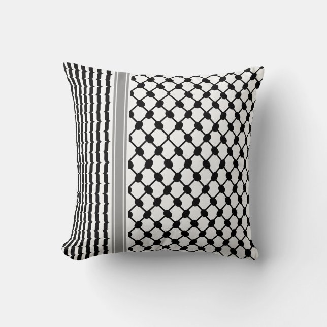 Palestijnse Hatta Keffiyeh Kufiya Folklore (2 patr Kussen (Voorkant)