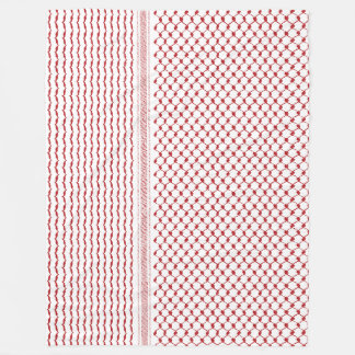 Palestijnse Hatta Kufiya traditioneel patroon # 2- Fleece Deken