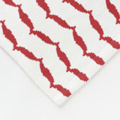 Palestijnse Hatta Kufiya traditioneel patroon # 2- Fleece Deken (Hoek)