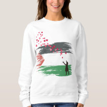 Palestijnse Hope & Love Sweatshirt voor vrouwen