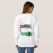 Palestijnse Hope & Love Sweatshirt voor vrouwen (Achterkant volledig)