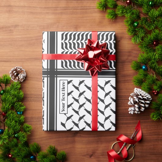 Palestijnse Jordaanse kuffiya aangepast Cadeaupapier (Feestdagen Geschenken)