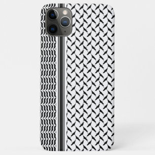 Palestijnse jorraanse kuffiya zwarte en witte shem Case-Mate iPhone case