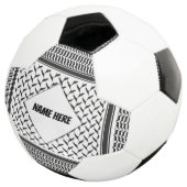 Palestijnse jorraanse kuffiya zwarte en witte shem voetbal (Drie kwart)