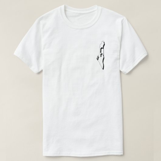 Palestijnse kaart t-shirt (Design voorkant)