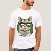 Palestijnse kattenvlag t-shirt (Voorkant)